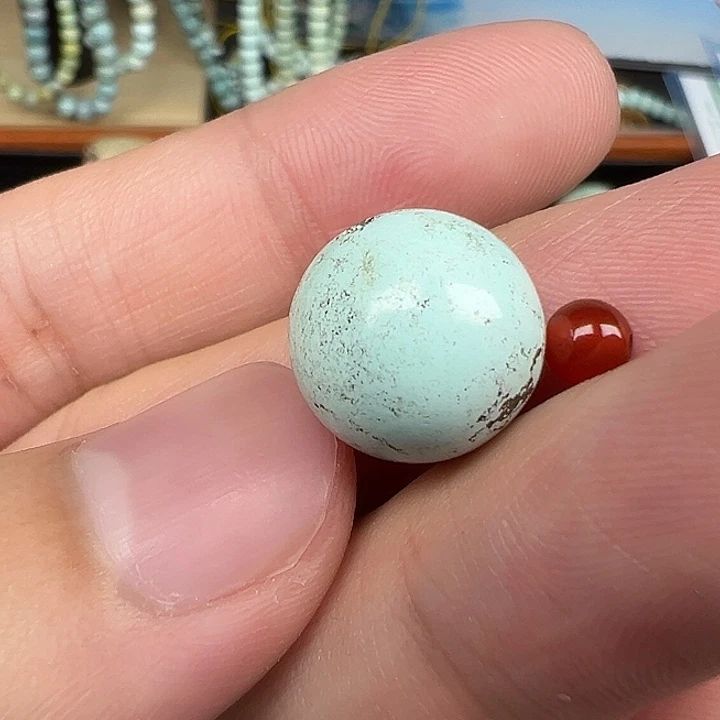 南红玛瑙未镶嵌配饰卡12.6微瑕