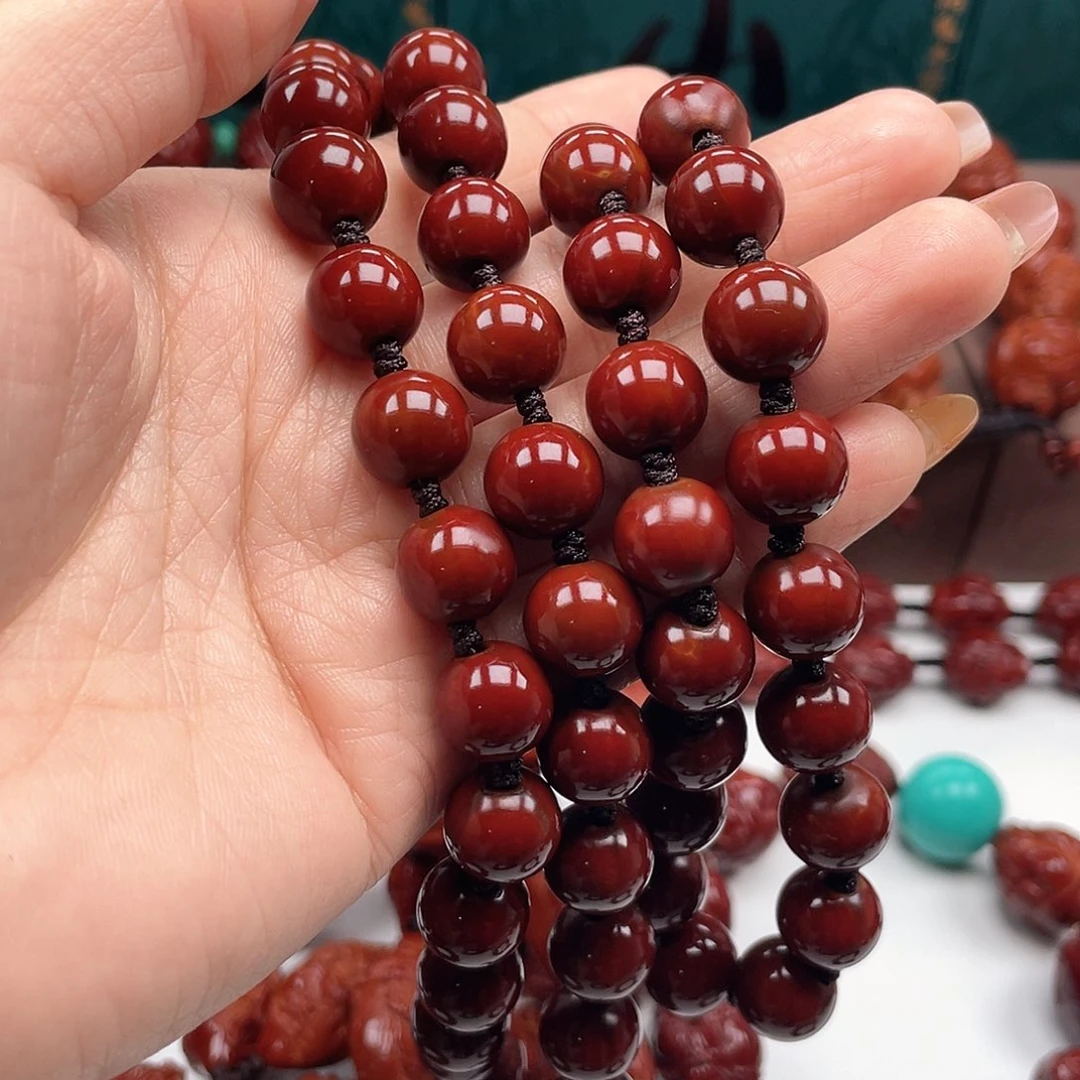 橄榄核手串梁**仔光珠脖挂