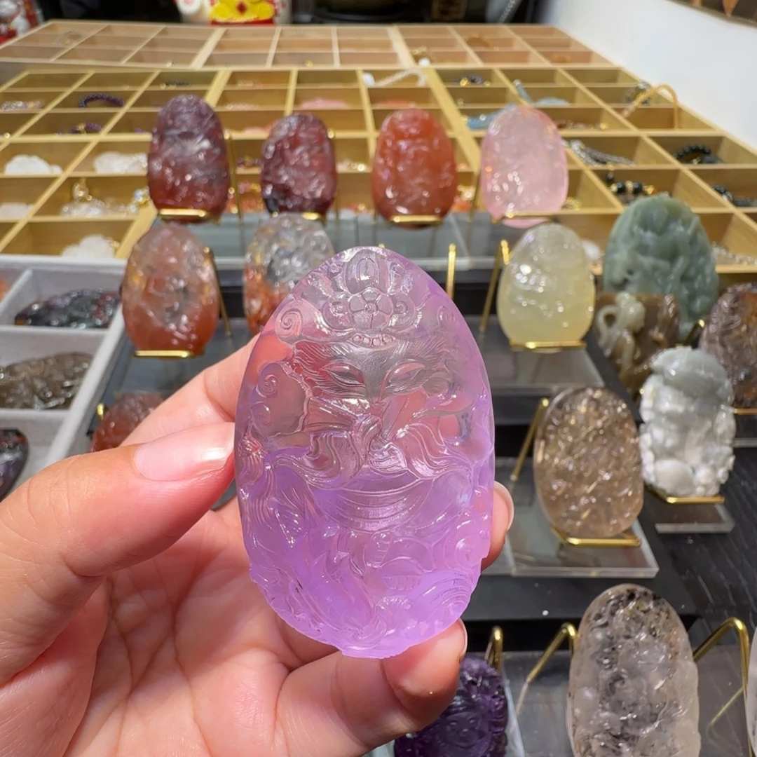 水晶颈饰未镶嵌九尾狐