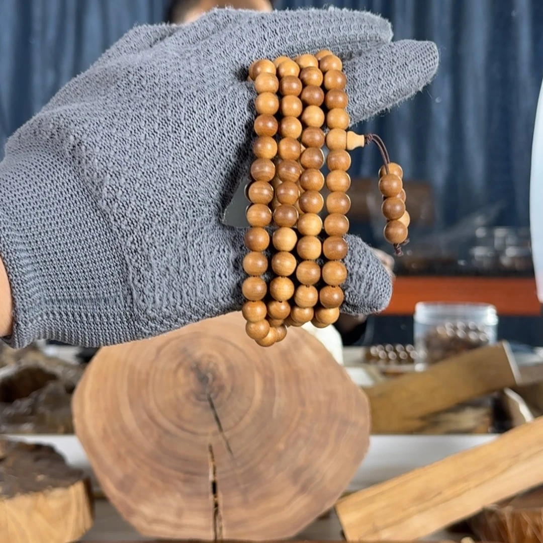 手串/手链檀香木魁系列日本回流“味真足2”08108横黑