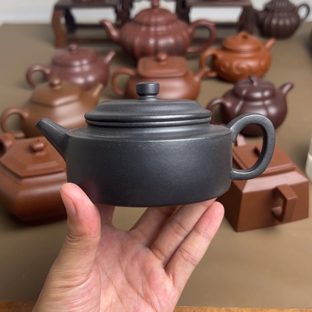 茶壶紫砂半手工 德中 180cc