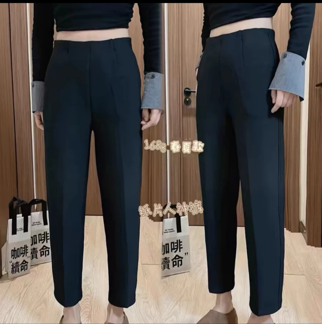 西装弹力休闲裤88724