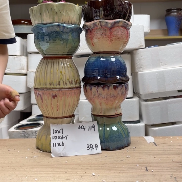 紫砂花盆多肉花盆微瑕119