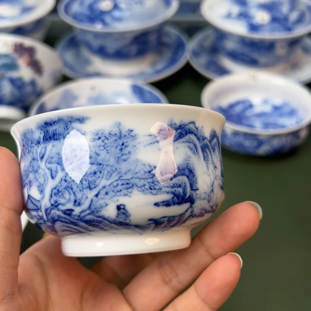 木木景德镇纯手工纯手绘茶具80