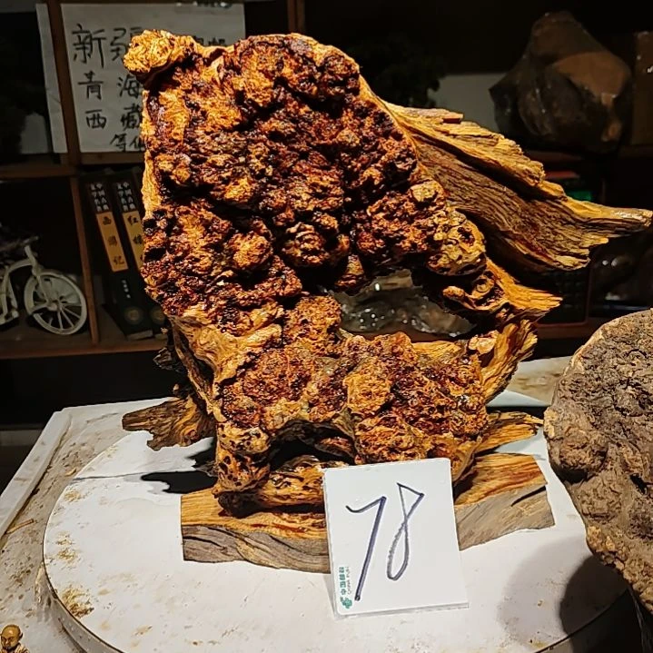 松木宫*78号北沉香琥珀木天然造型