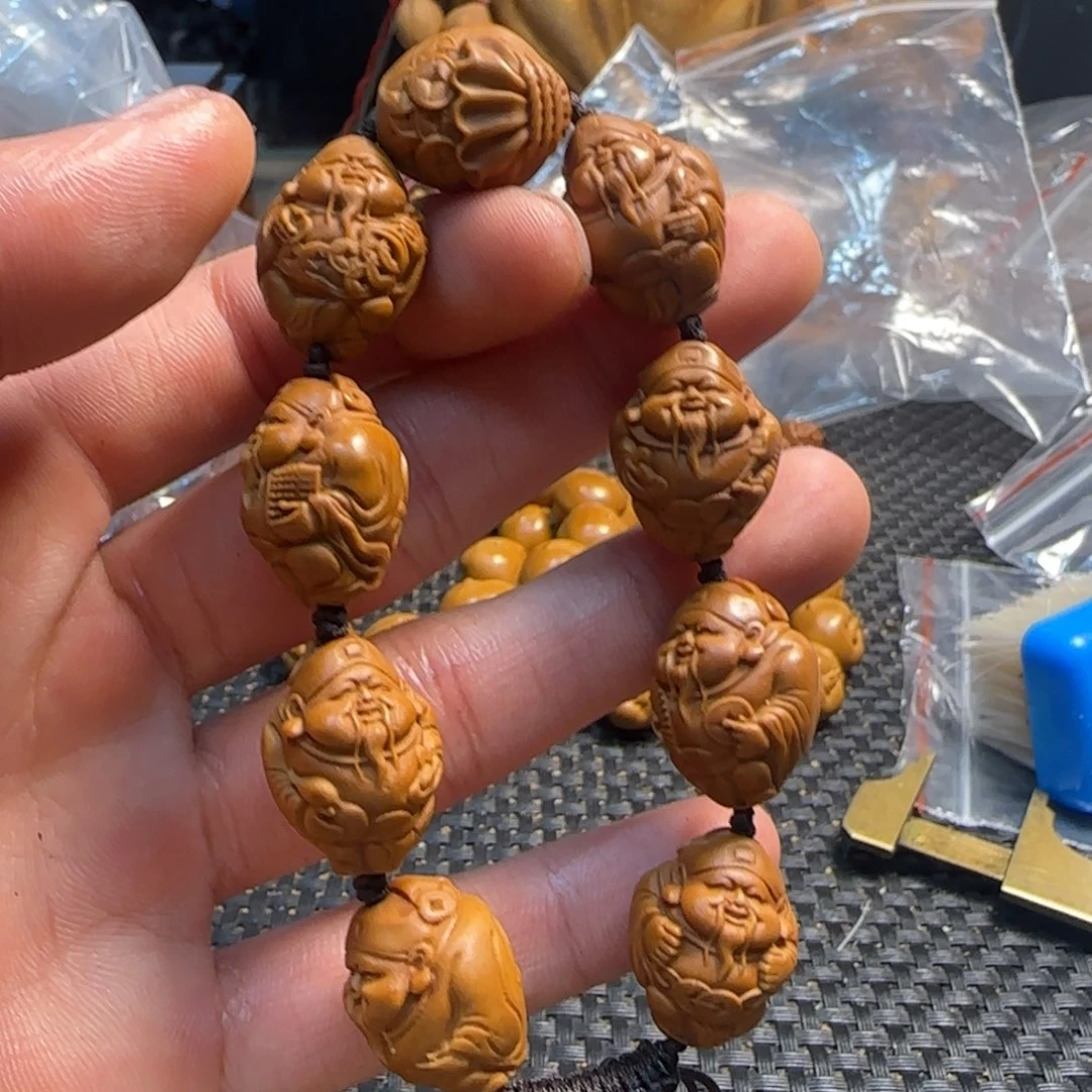 橄榄核手串/手链元甲财神