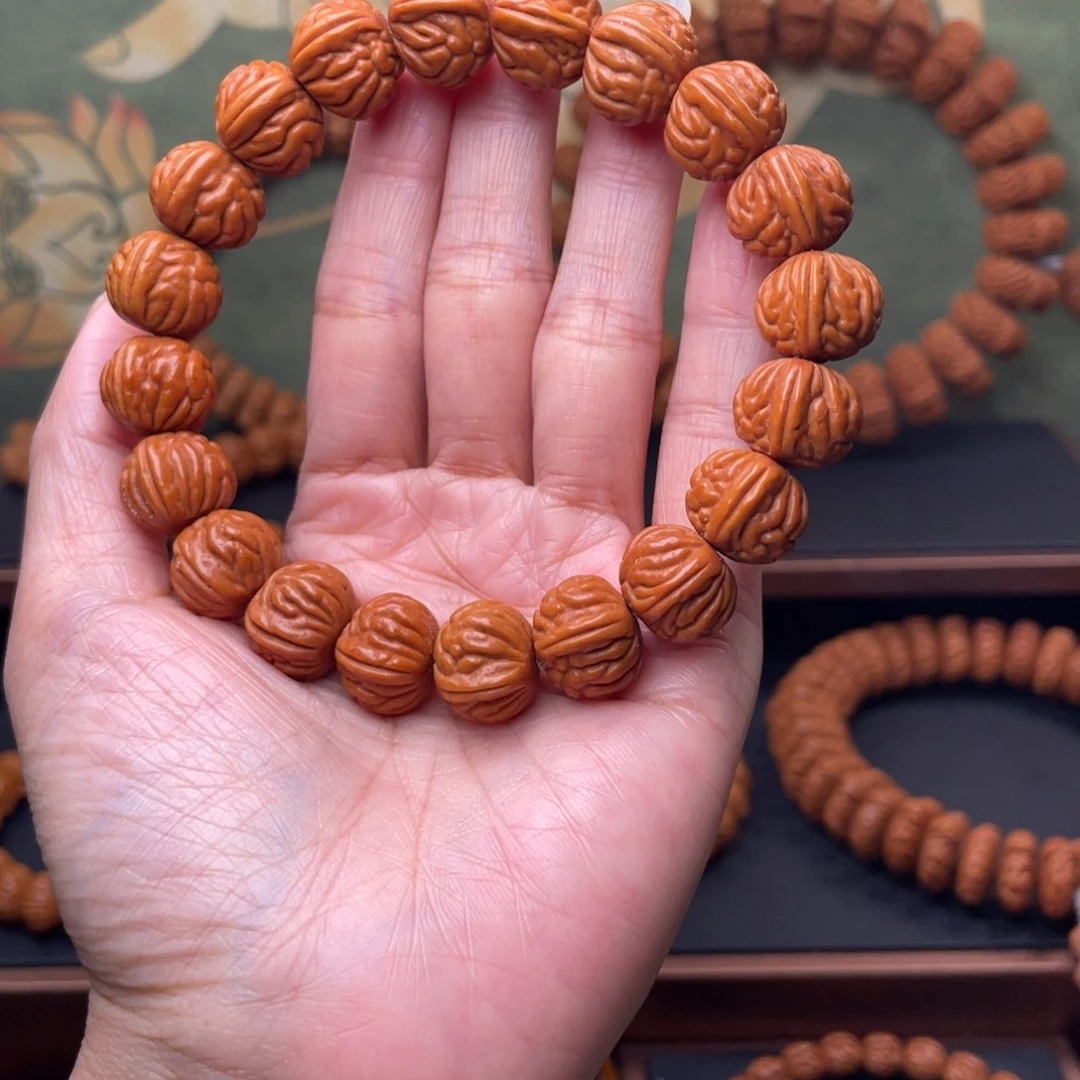 桃核手串14红魔爆肚