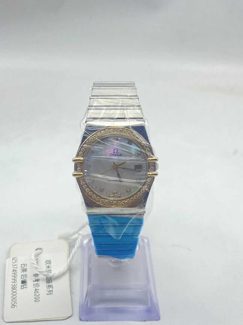 95新 Omega/欧米茄 碟飞系列/32MM/石英/后镶钻