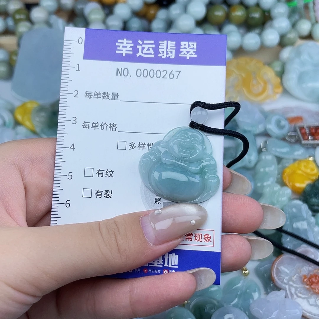 翡翠未镶嵌颈饰267