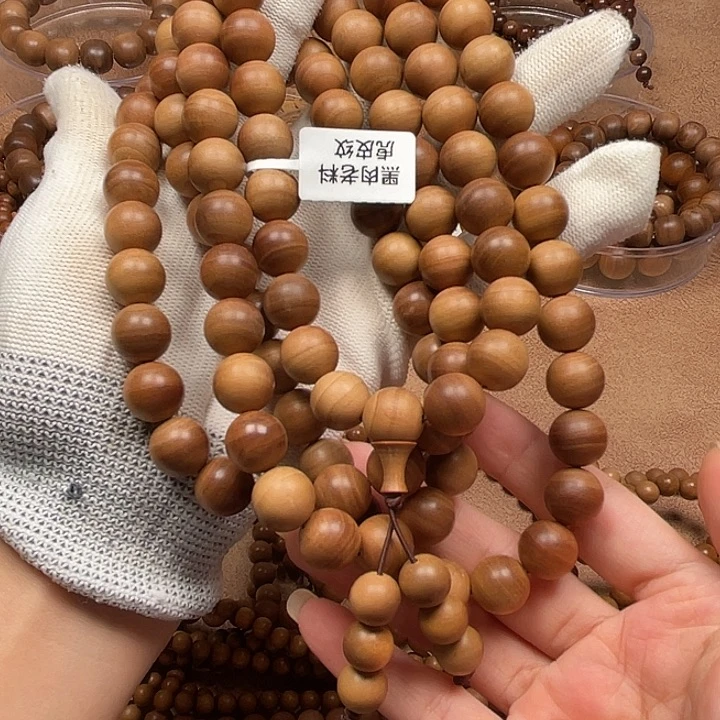 檀香木手串/手链1.2～108虎皮老山檀香