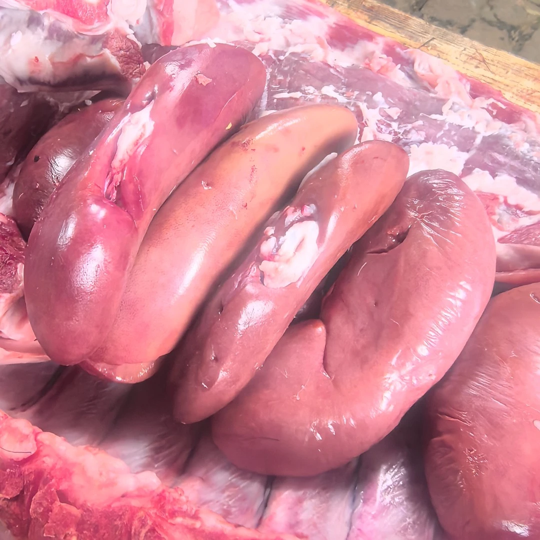 农家新鲜现宰黑猪猪腰2斤（8个左右）