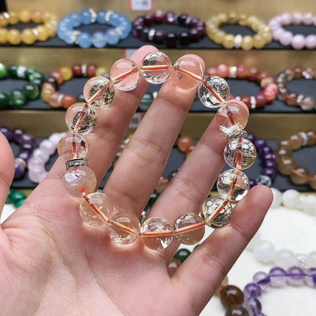 水晶手链未镶嵌黄阿赛