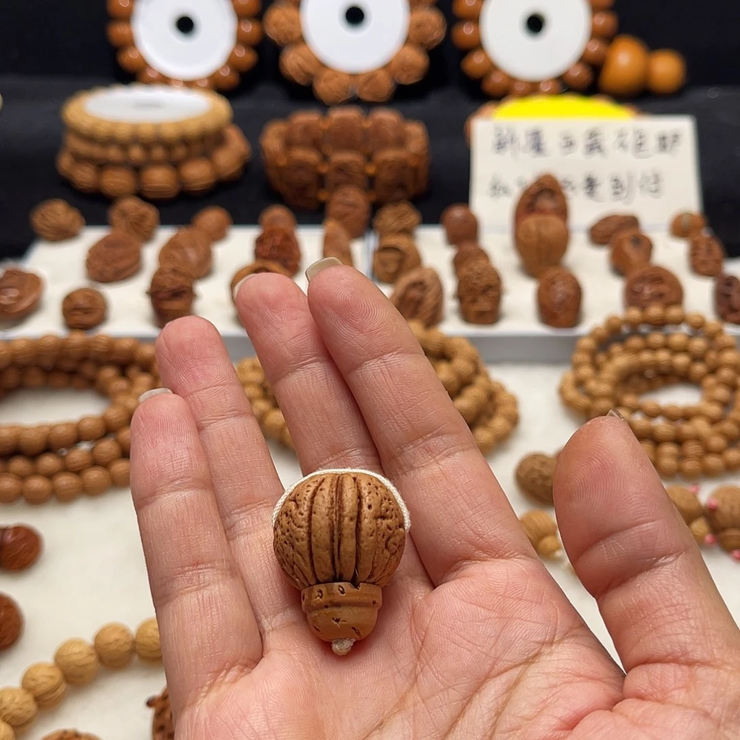 黄***昏核桃手串/手链桃核手工制作工艺