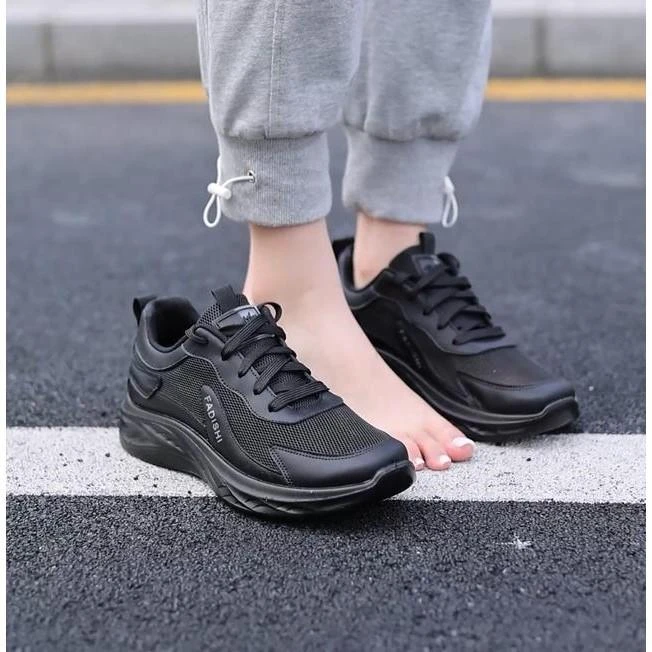 HKHY夏季新款男鞋网面鞋子软底减震跑步鞋舒适百搭运动复古运动