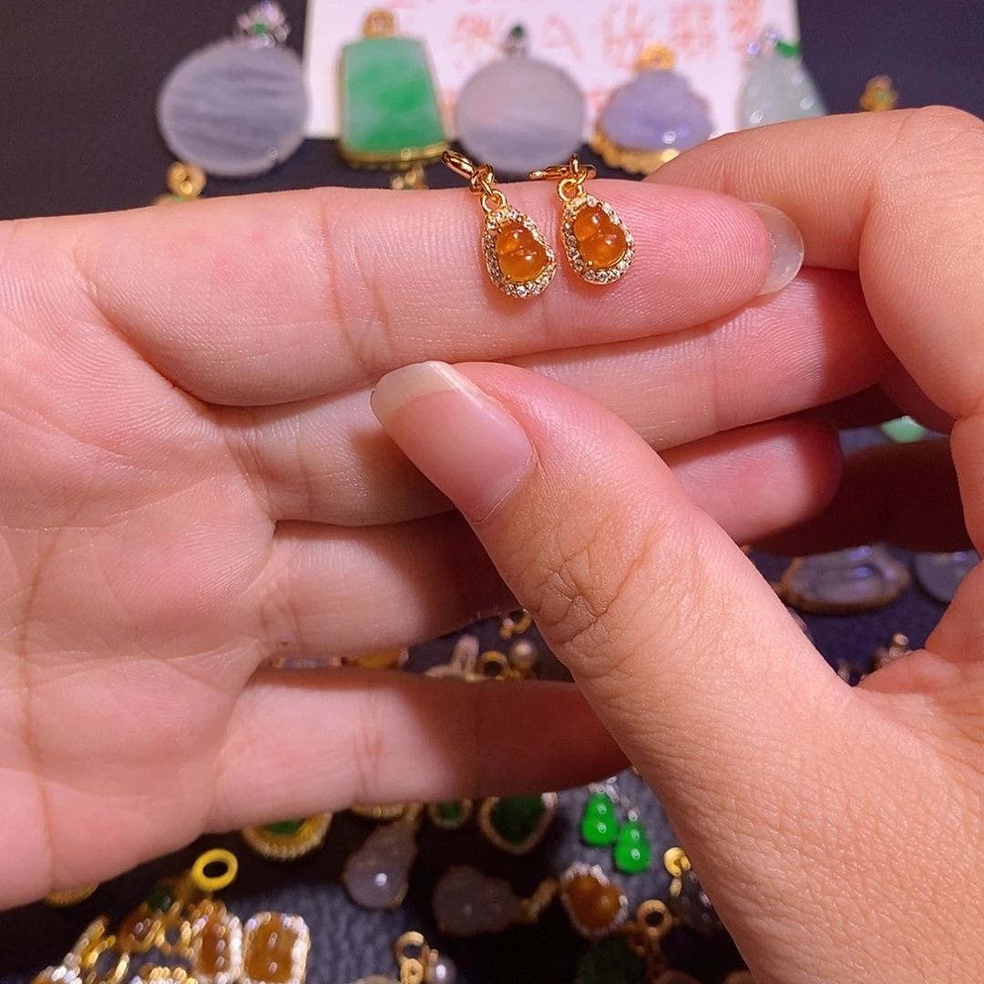 翡翠银S925镶嵌颈饰