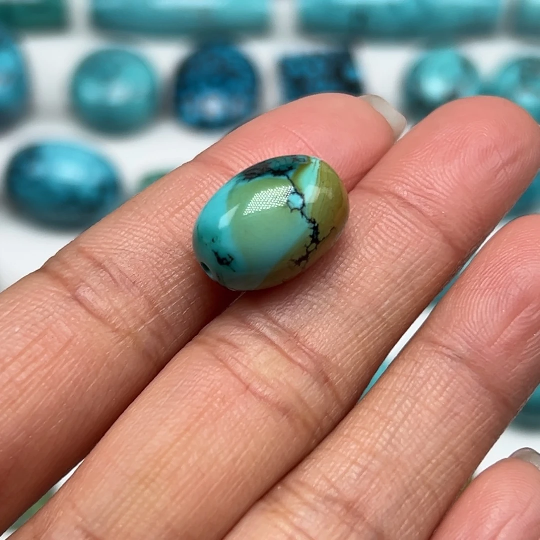 绿松石珠宝奇石未镶嵌