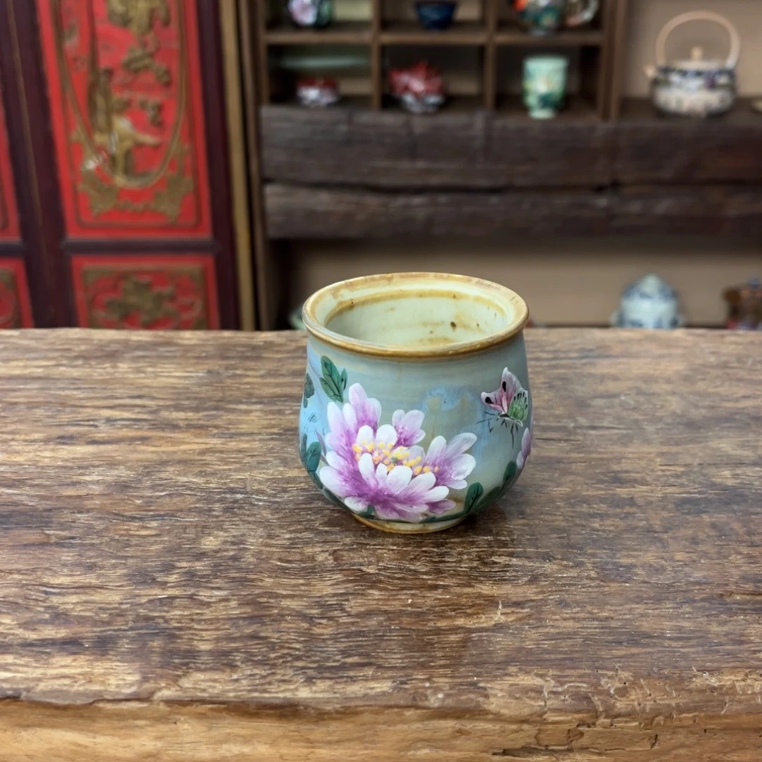 柴烧手工手绘陶瓷