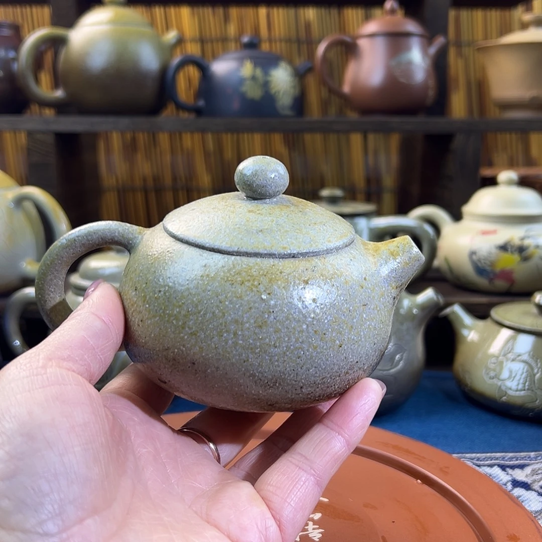 壶建水紫陶柴烧全手工180cc