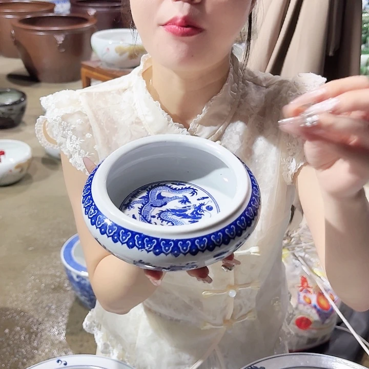 瓷片口径13厘米 高度6厘米
