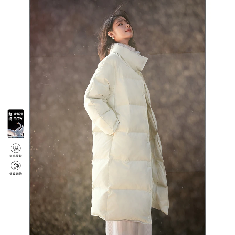 棉仓346615007-神羽超长款羽绒服