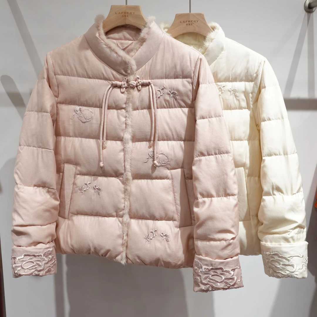 【方圆服饰】【周年庆】短款国风新中式时尚气质羽绒服