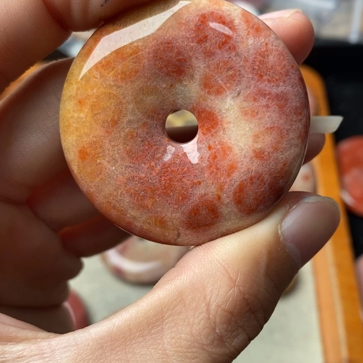 硅化玉颈饰未镶嵌用****8