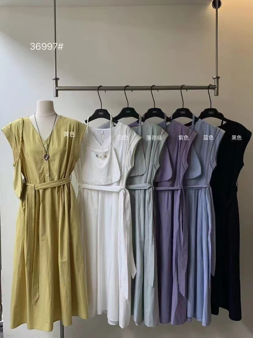 08629 裙长113 简约时尚百搭女长裙