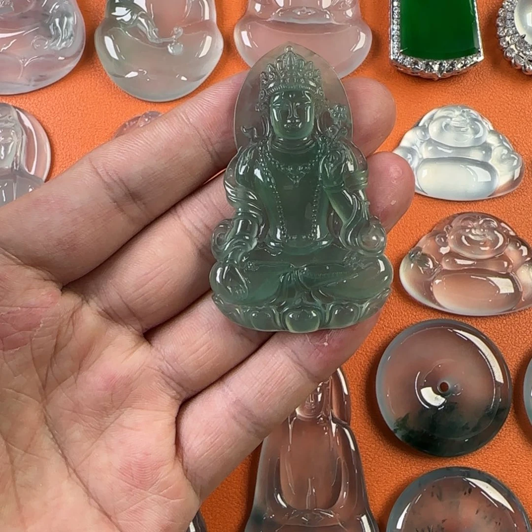 定制翡翠未镶嵌天然