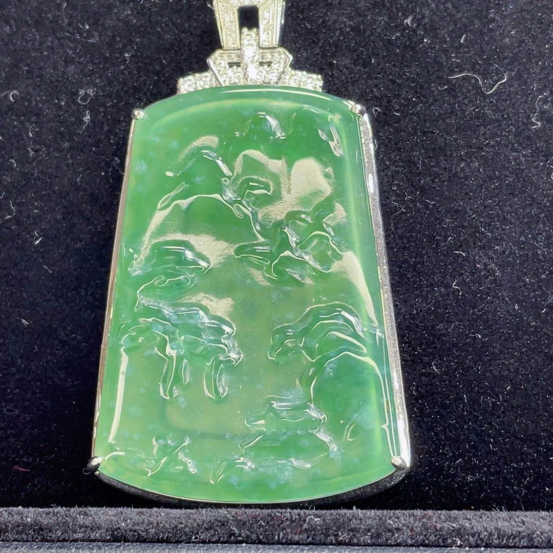 翡翠吊坠(不含链)未镶嵌