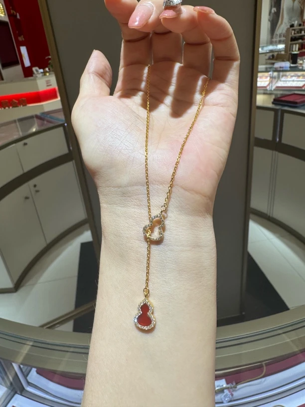 足金999项链葫芦项链5.86克