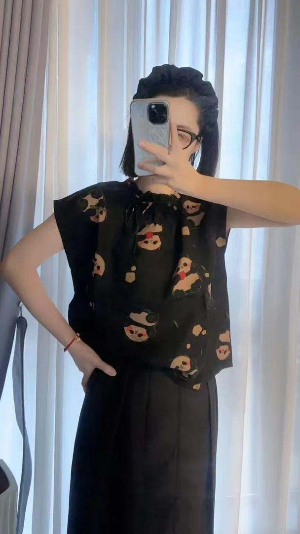 满分桑蚕丝香云纱女装气质新中式夏季复古提花老料古风中国风