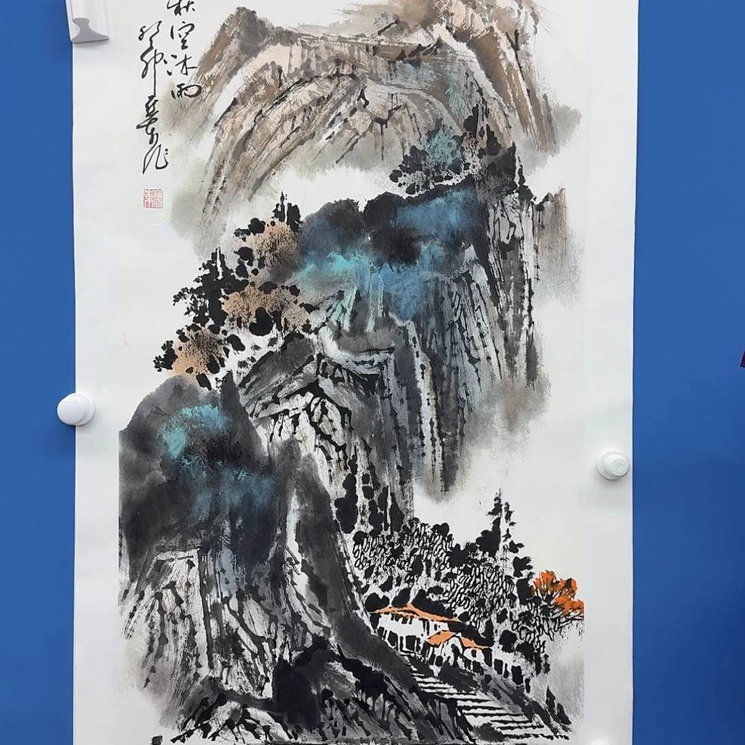 国画多次参加国内外大型