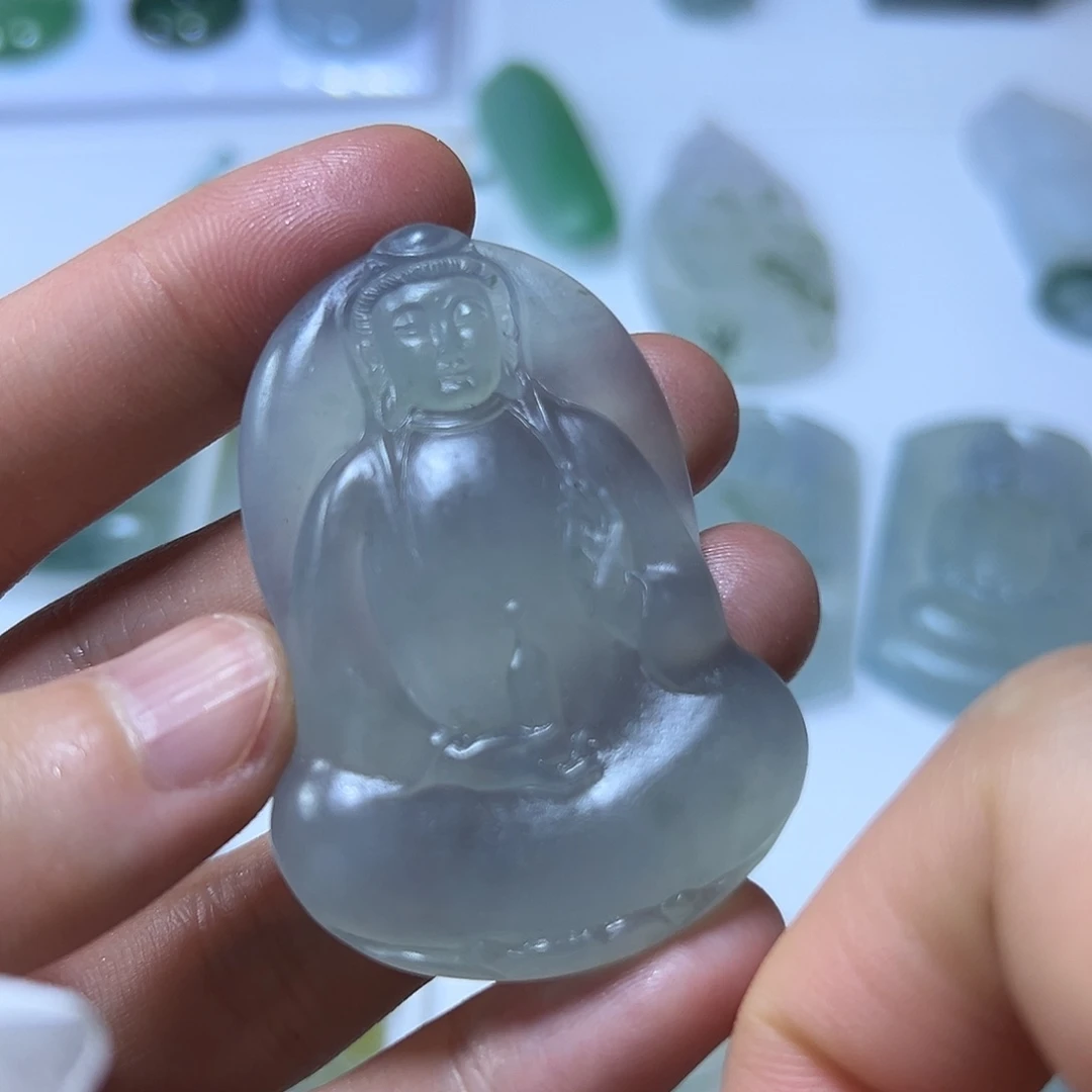 定制翡翠未镶嵌挂件