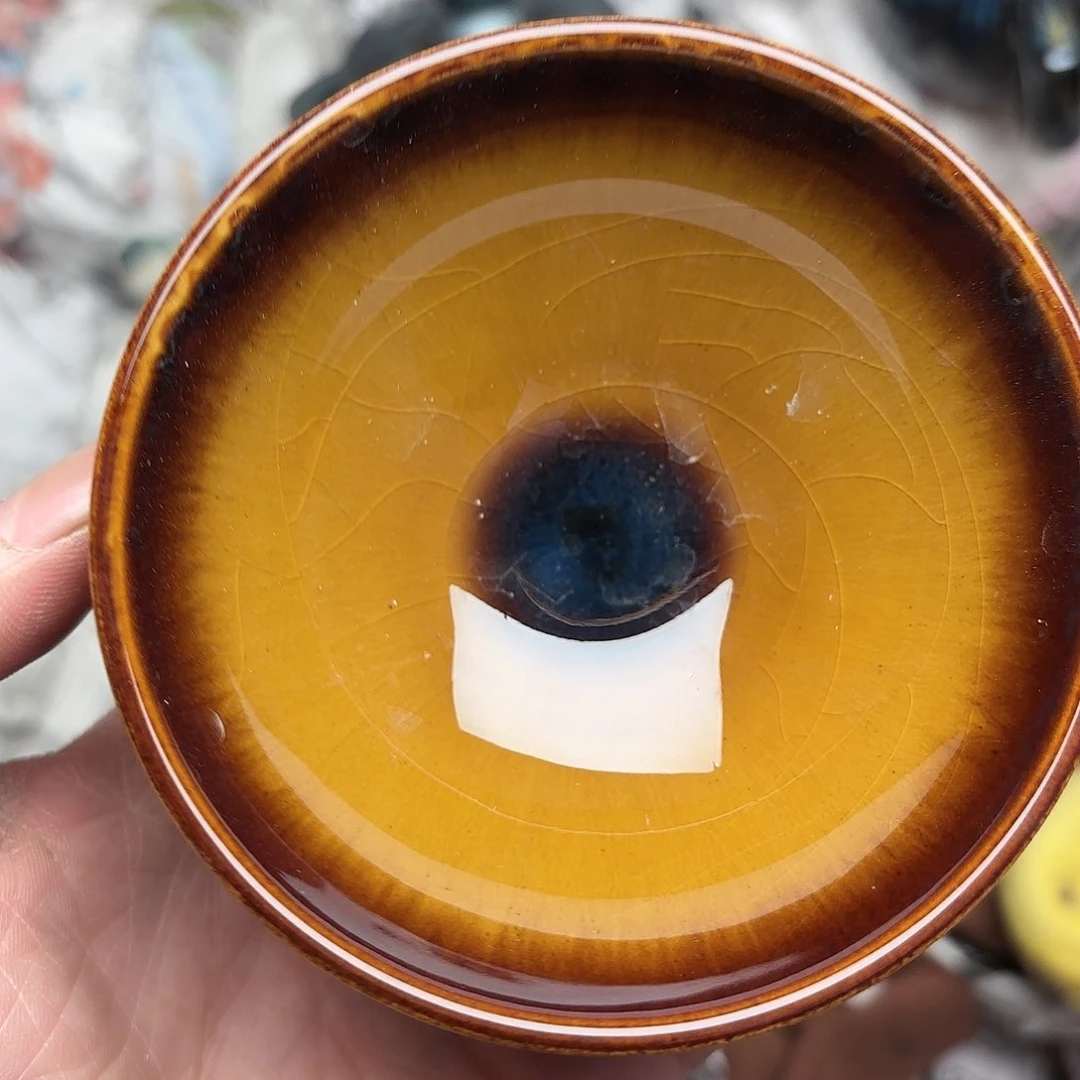 茶盏建盏主人杯一只微瑕