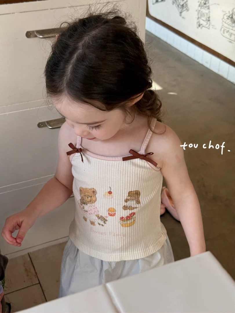 【TF】2025夏款网红爆款小熊吊带