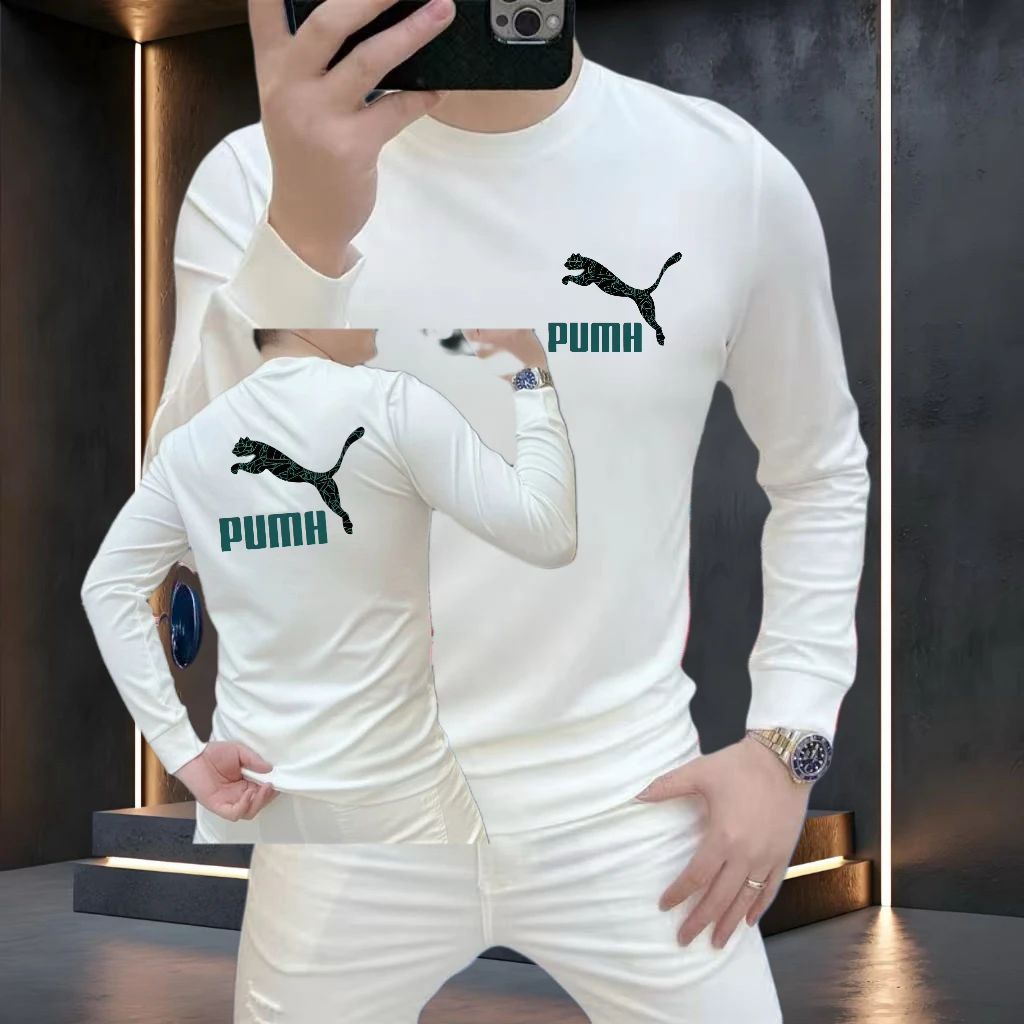 秋冬新款男士长袖圆领套头卫衣男装潮流印花休闲时尚百搭上衣潮