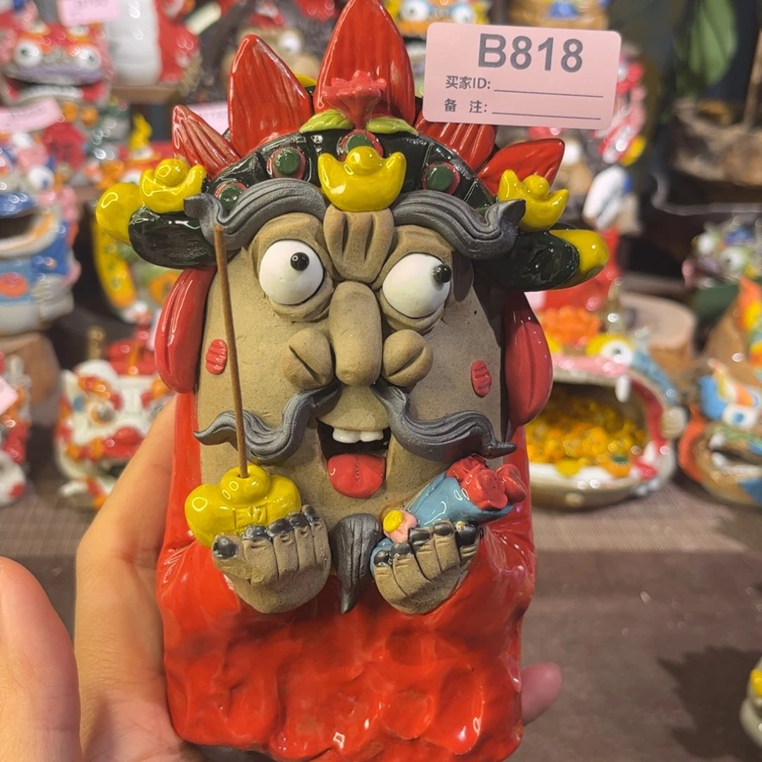 工***6泥塑纯手工茶宠摆件