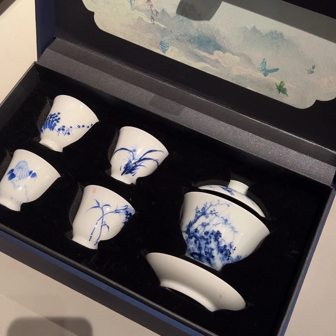 钟家窑梅兰竹菊一套