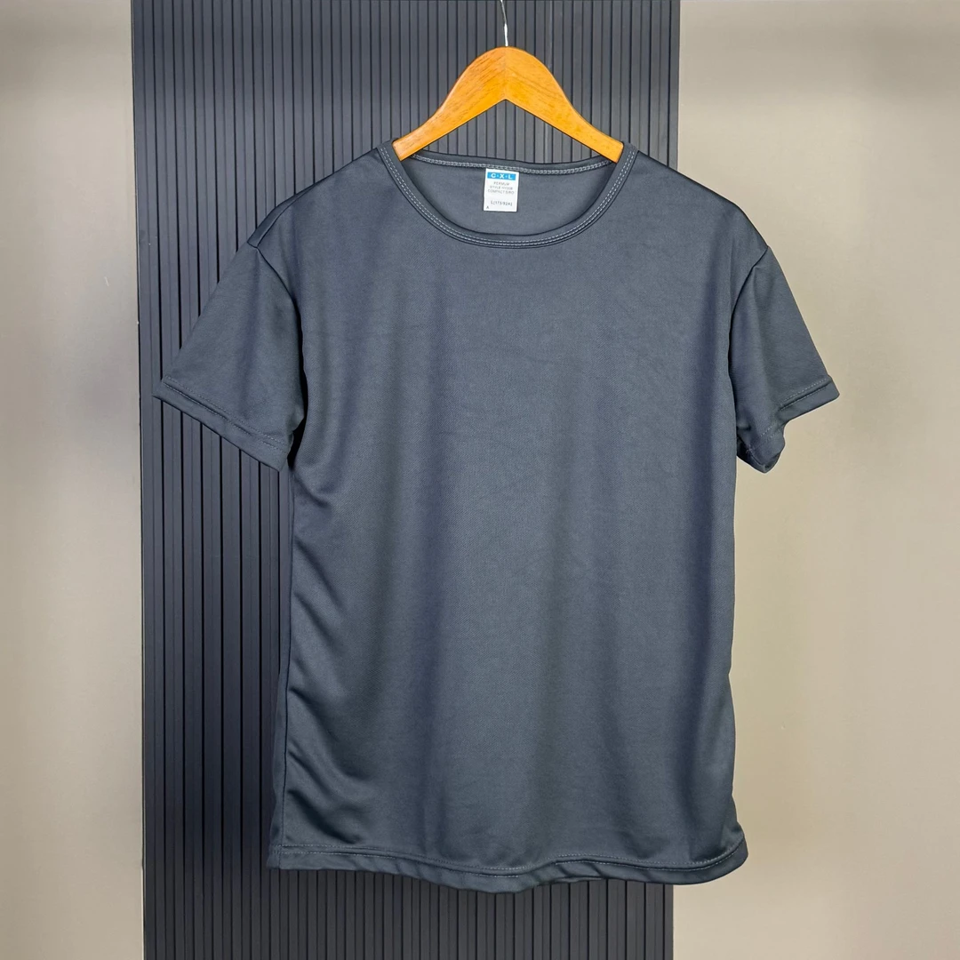 2025新款圆领夏季速干冰丝短袖简约男士T恤时尚百搭男装极简风格