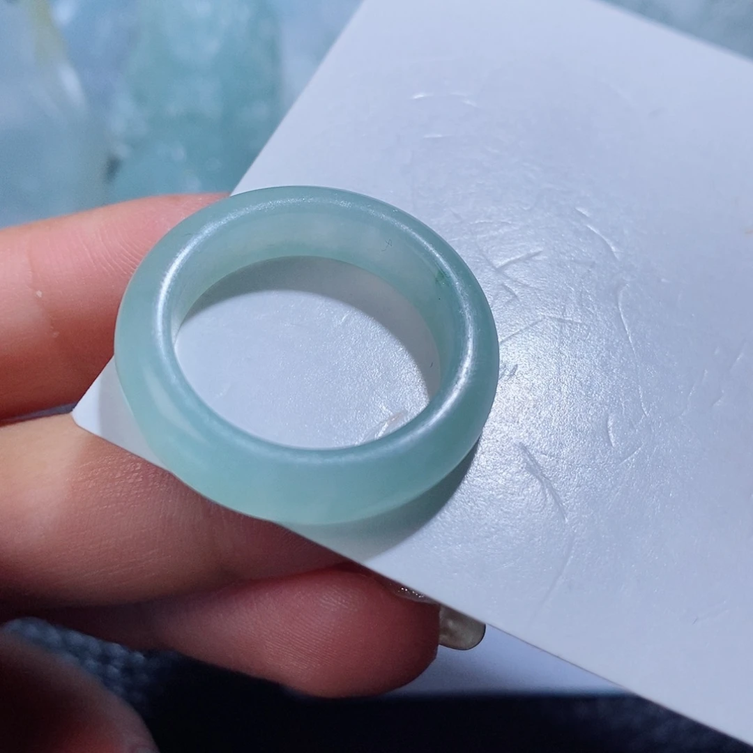 定制翡翠未镶嵌毛货付款后确认抛光