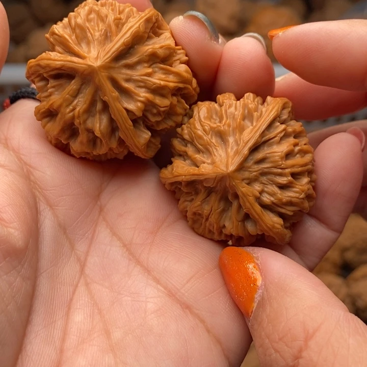 把件文玩核桃野生帝王三棱39尺核桃