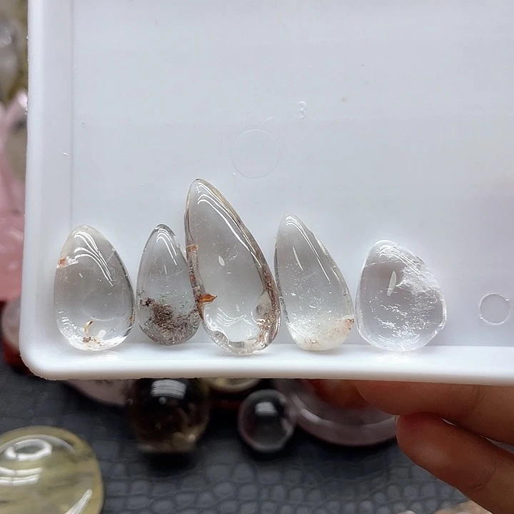 水晶珠宝半成品未镶嵌32幽灵水滴