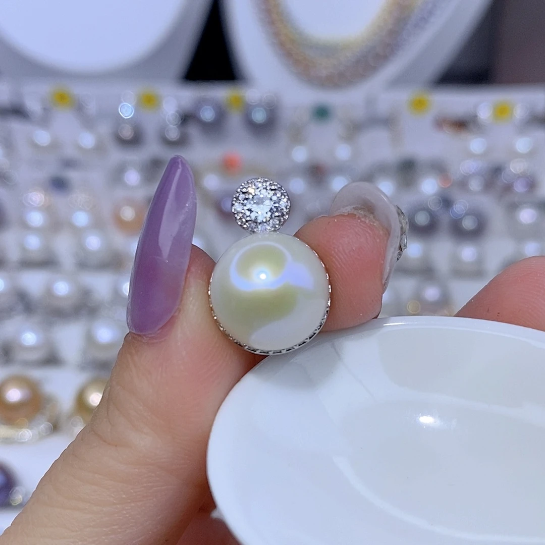 合金淡水珍珠颈饰