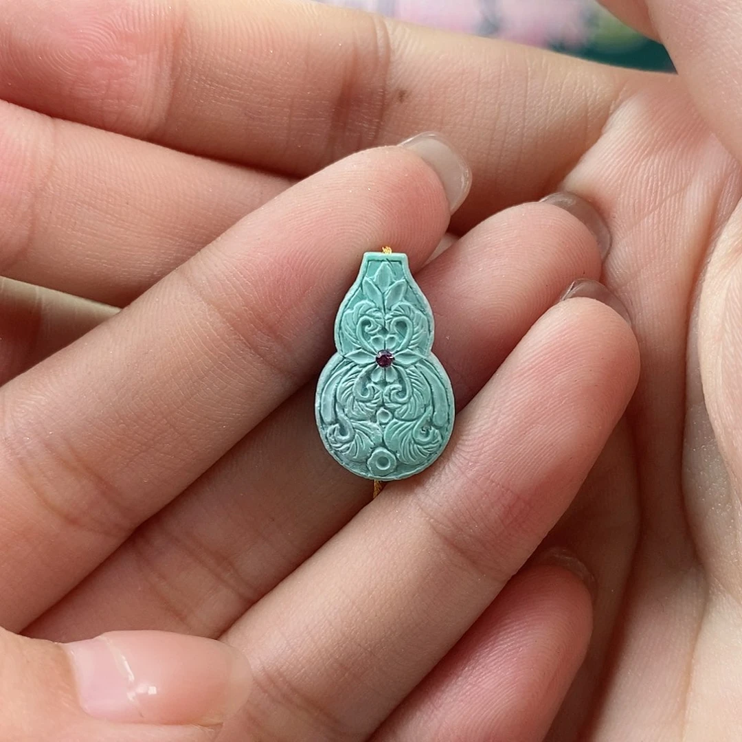 绿松石珠宝奇石未镶嵌