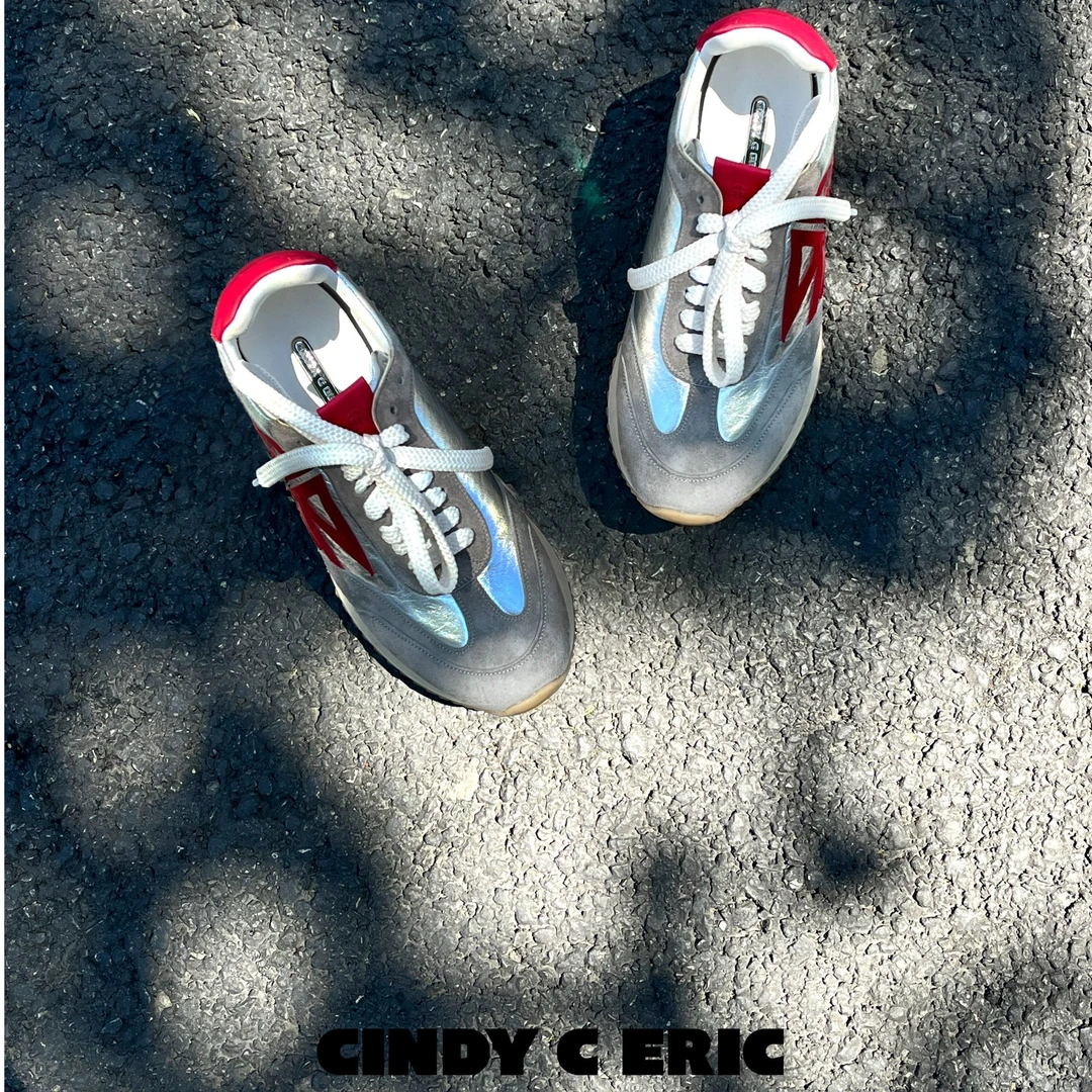 【顾文婷推荐】CINDY CERIC 拼色系带运动鞋 CE4924-6