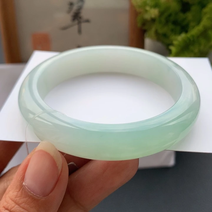 翡翠未镶嵌手镯翡翠手镯54+