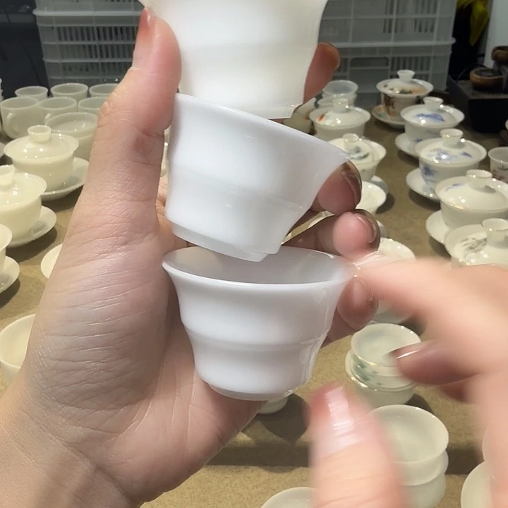 微瑕冰种专场竹节杯三个一组35