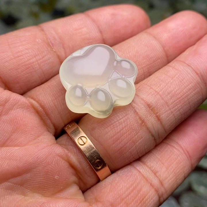 蛇纹石玉颈饰合金139