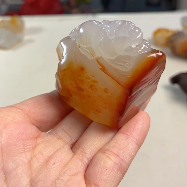 玛瑙/玉髓未镶嵌吊坠(不含链)