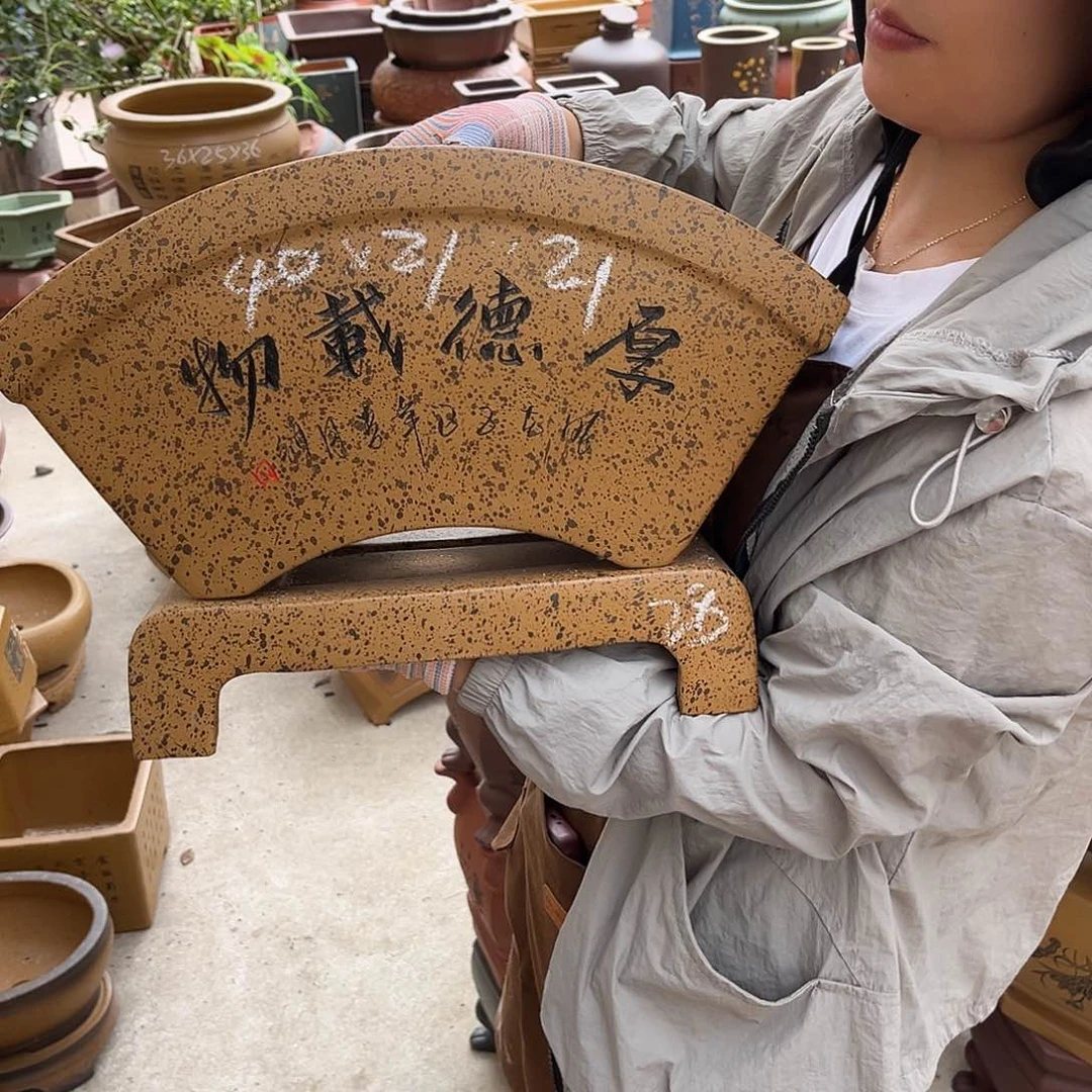 紫砂花盆盆景艺术